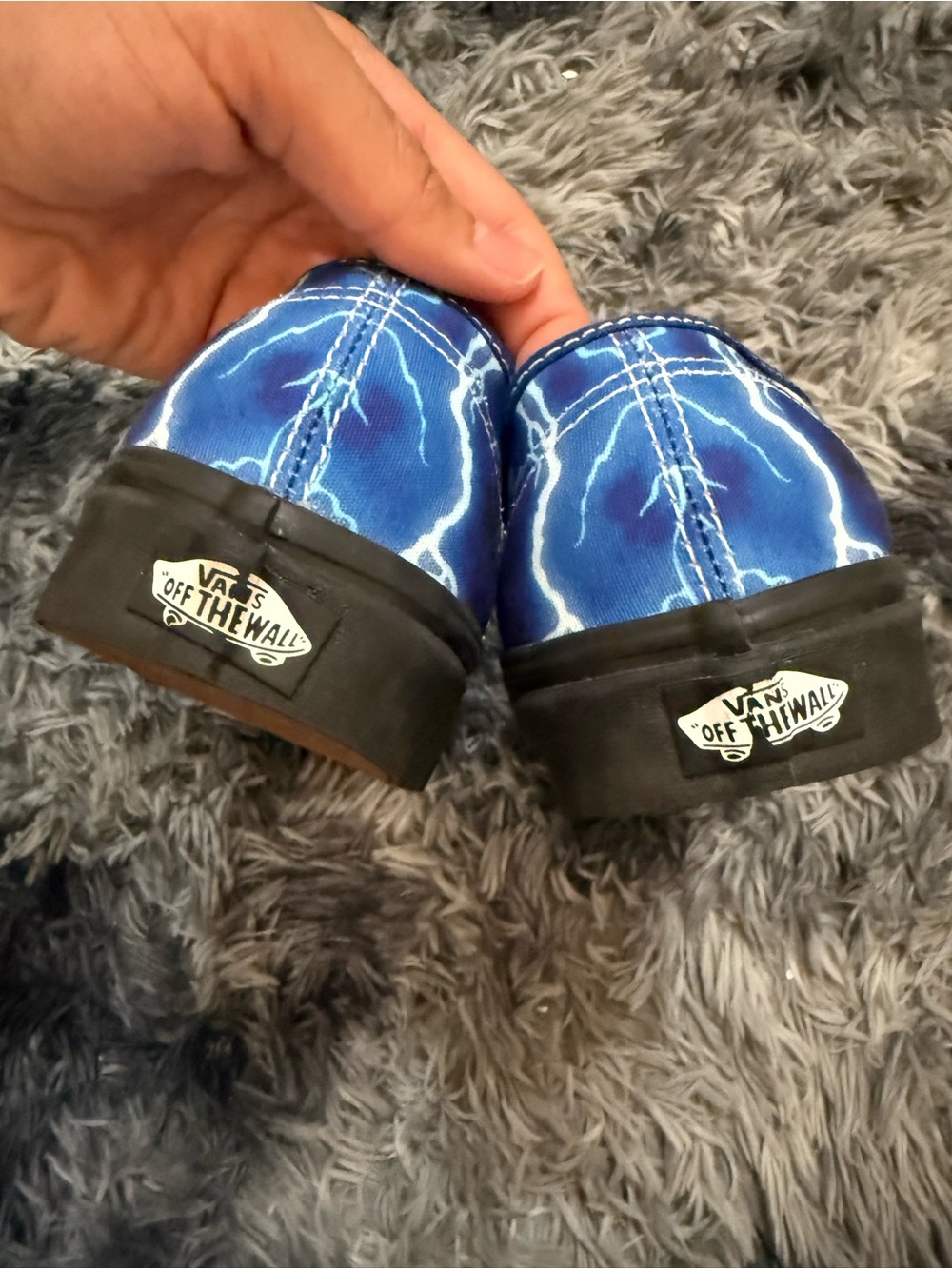 Vans Blue Lightning Shoes 8.5M/10W - Picture 2 of 4